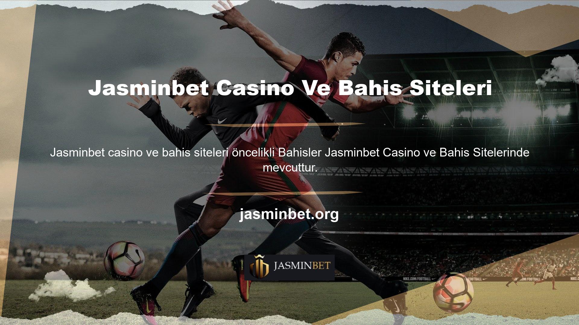 Jasminbet Casino ve Bahis Sitesinde eğlenceli casino oyunları ile bahis yapmak ve kazanmak çok kolay