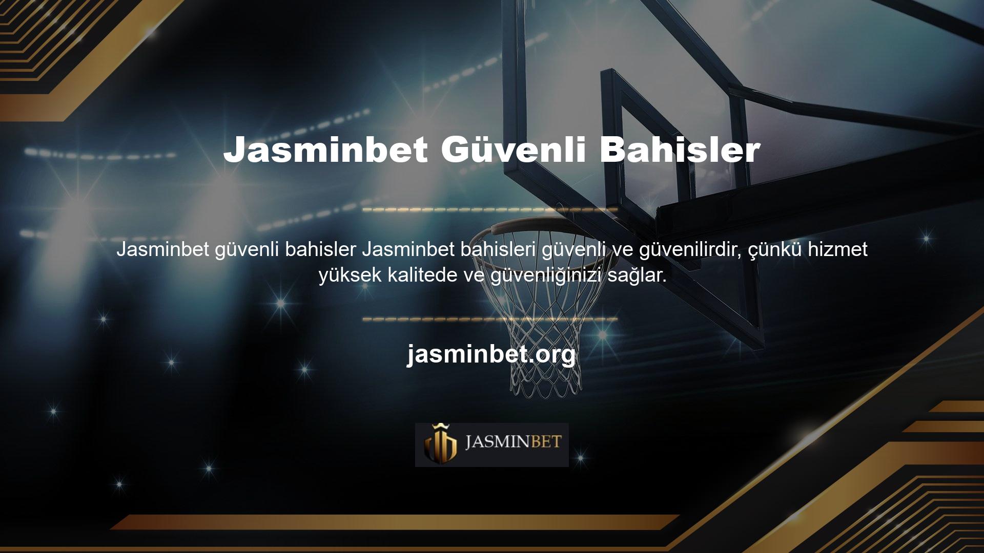Çok çeşitli oyunlar, oyunlar için yüksek fiyatlar ve sayısız bonus seçeneği ile, güvenilir ve birinci sınıf hizmet sunan Jasminbet bahis sitesinde istediğiniz zaman canlı ve sanal oyunlar oynamanın tadını çıkarabilirsiniz